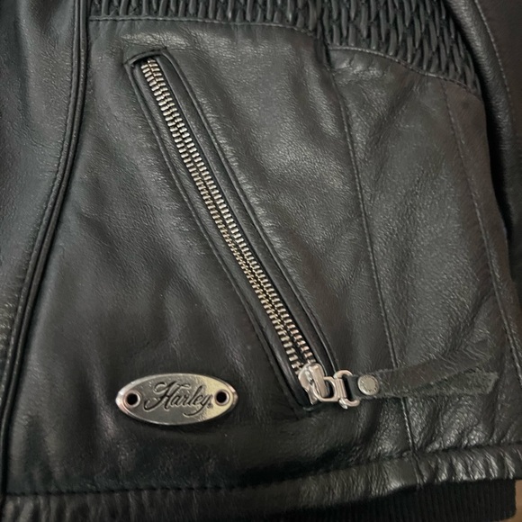Harley Davidson Riding Jacket with Removable Harley zip up hoodie. - Picture 10 of 14